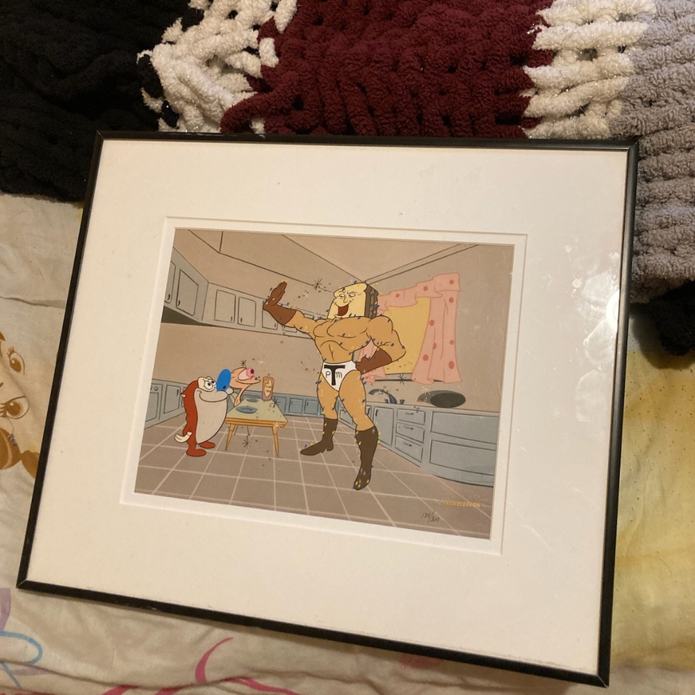 1993 1 of 300 nickelodeon ren and stimpy comic art